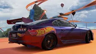 Forza Horizon 3 Hot Wheels Stuntrennen mit 1998 Toyota Supra RZ nginious!