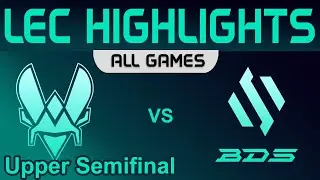 VIT vs BDS ALL GAMES Highlights Playoffs Upper Semifinal LEC Spring 2023 Team Vitality vs Team BDS