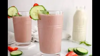 Cucumber Strawberry Smoothie