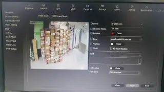 How to change the camera name in osd settings using NVR GUI