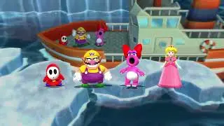 Мини-игра в Mario Party 9 / Бирдо против Шай Гая против Варио против Пич