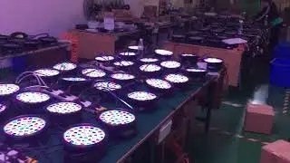 LED underwater lights in bulk order production