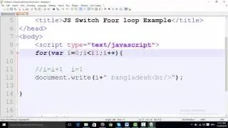 Basic Javascript-06(for and while loop)