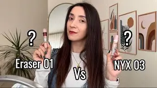 MAYBELLİNE ERASER | VS | NYX BARE WİTH ME | KAPATICI İNCELEMESİ |