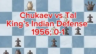 How to Attack by Mikhail Tal | Chukaev vs Tal | 1956; 0-1