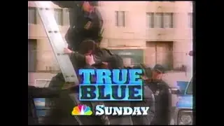 1989 NBC True Blue series premiere promo