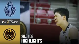 [HL] [2025-2026 KBL D리그🏀] 소노 vs 상무ㅣ26.01.08(목)ㅣ경희대학교 국제캠퍼스 선승관