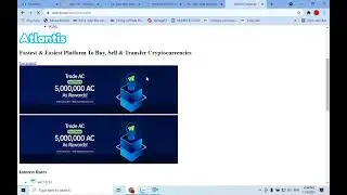 Aidrop Si&ecirc;u H&oacute;t Nhận Ngay 20000 AC Token Của S&agrave;n Atlantis Cực Ngon - Make money online MMO
