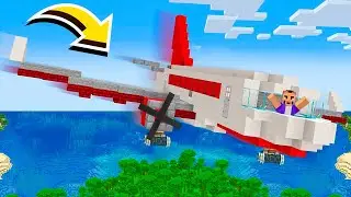 Cómo Construir una CASA AVIÓN Funcional en Minecraft!