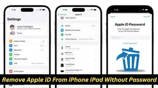 How To Remove Apple iD From Every iPhone/iPad/iPod Without Password 2024