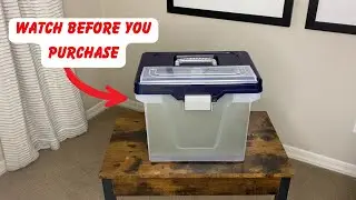 Large Mobile File Box