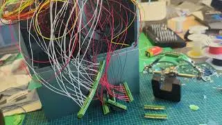 ProCustomFigures 1966 1/6 Scale BatComputer all wire Install -- Part 4
