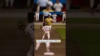 This decoy play from 1982 🤯