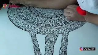 The Tree Of Life | Mandala Art | Z entangle Art | Pen & Ink Art | Watch Till The End...