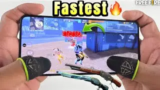 1 vs 2 free fire onetap headshot gameplay highlights with 4 finger claw handcam in poco x6 pro