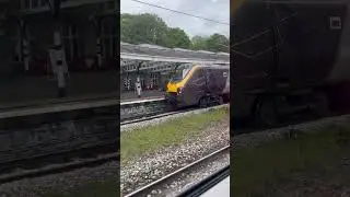 Cross Country train spotting at Durham, England ( Edinburgh to London train journey)