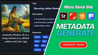 Stop Wasting Time! Automate Your Microstock Metadata with This FREE Generator!