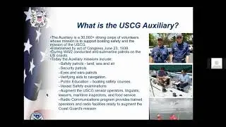 US Coast Guard Auxiliary volunteer communicator program explained to San Diego ARES 12-19-20