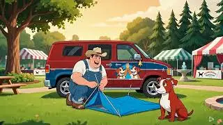 Bubba & Boomster Set Up Camp at the ADBA Nationals! | Tent Trouble Returns 🤠⛺🐾