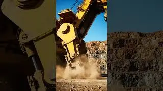 Giant Mining Excavator in Action! 🤯 Witness the Power of Heavy Machinery