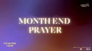 Thanksgiving Month End Service || Christhu Lutheran Church || 31st jan 2026 || #clcmrkp ||