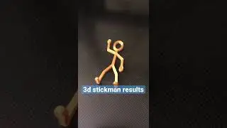 3d stickman results #3dprinting #experiment #shorts #engineering #cura