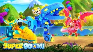 Protect The Perfect Planet with Dinosaur Mecha![NEW] | Adventures | Kids Cartoons | Super BOOMi