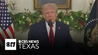 Trump touts economy, immigration policy in year-end address