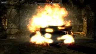 Skyrim SE Mod: Midas Magic Reimagined. Funeral Pire