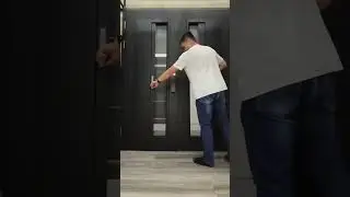 2-in-1 Security Door! Air, Light & Safety  #doors #safetydoor #securitydoor
