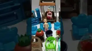 #Barbie #funny #fashion  in new House 🏠 #asmr #manki #shorts #miniature #kids #cute