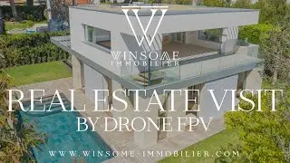 WINSOME IMMOBILIER - HOUSE TOUR by DRONE FPV - CONTEMPORARY VILLA - Luxury Real Estate