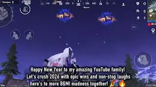 BGMI || NEW YEAR 2026 SPECIAL FIREWORKS LAUNCHER MADNESS & HELLO 2026 ACHIEVEMENTS! 🎆🏆🔥