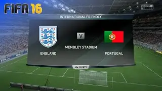 FIFA 16 - England National Team vs. Portugal National Team @ Wembley Stadium