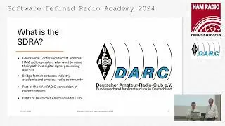 SDRA'24 - 01 - Welcome and Introduction
