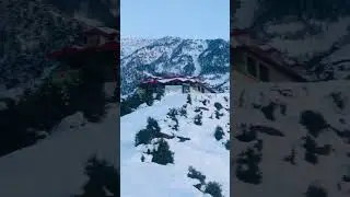 Snowfall in hometown.🌨❄️❤️ #snowfall #dirupper #hometown #kp #pakistan #snow