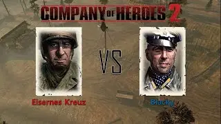 [COH2]USF(Heavy Cavalry Company) vs OKW(Luftwaffe Ground Forces Doctrine) 2020 09 20