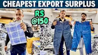 Cheapest Export Surplus Jeans & Shirts wholesaler In Nagpada Mumbai| Export Surplus Branded Jeans