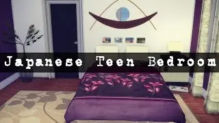The Sims 4: Room Build | Japanese Teen Bedroom