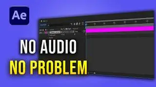 After Effects - how to fix no audio (Solution)