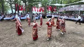 Sırıklı Festivali ; Çat köyü semah ekibi