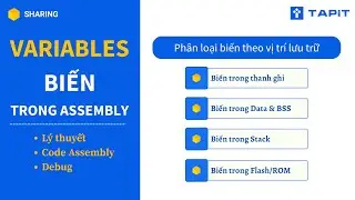 Variables trong Assembly - L&yacute; thuyết, m&atilde; code v&iacute; dụ v&agrave; debug vi xử l&yacute; ARM Cortex M