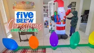 Five Below Christmas Inflatables! 🎅🎄 #blowup #christmas #unboxing #inflatable 
