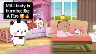 Milli Woke Up With A High Fever 🤒🔥| A Sick Morning After Vacations 😭🏡| Milli & Helen | BubuDudu MHM