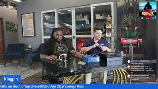 Welcome to Bosstalks on the rooftop Live @Gilded Age Cigar Lounge Russ