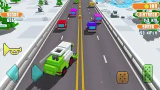 High-Stakes Racing on the Blocky Highway : Android Games
