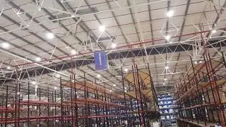 LED Smart High Bay lighting Project in warehouse