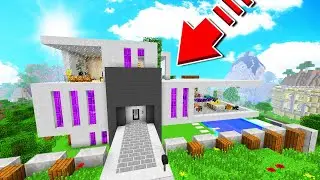 WHITEZUNDER VIAJA a su PRIMERA CASA de MINECRAFT
