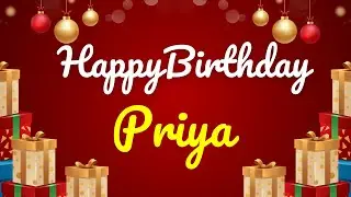 HAPPY BIRTHDAY PRIYA - GREET FACTORY