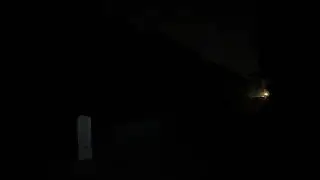Amtrak 164 leads P097 in the Dark
